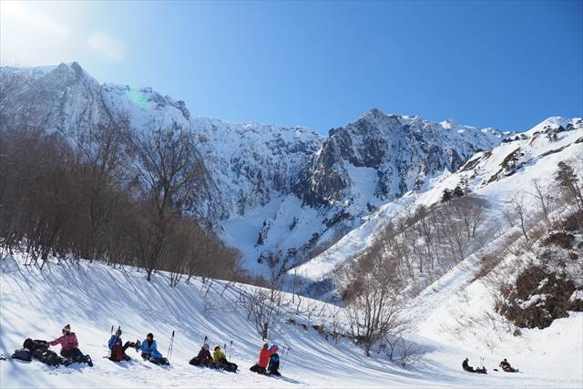 一ノ倉沢の全景