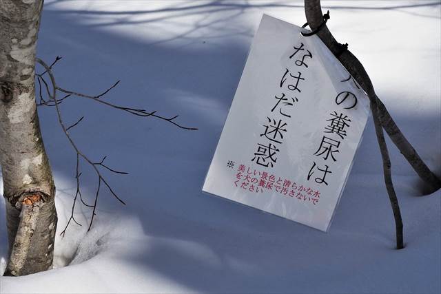 犬の注意書き【糞尿】