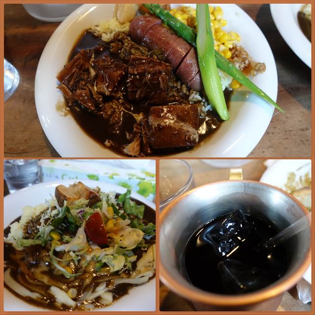 富良野の有名店、唯我独尊の自家製ソーセージカレー