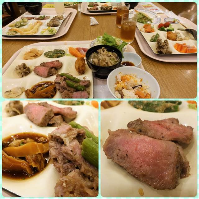 ホロホロ山荘の夕飯ビュッフェ