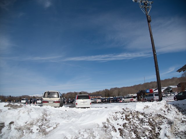 たんばらスキーパーク駐車場